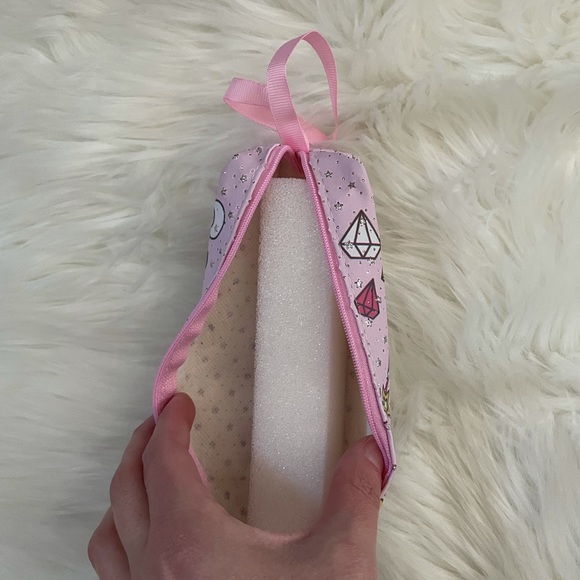 Silver Glittered Unicorn Pencil Bag - Picture 4 of 5